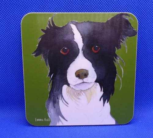 Single coaster border collie - -,