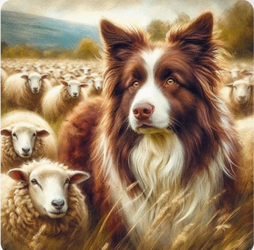 Border collie cross - (2), stitch