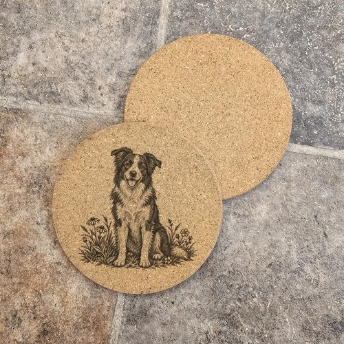 Border collie dog meadow round - dog,
