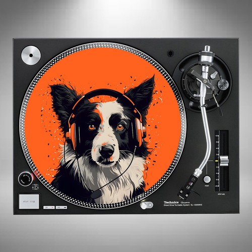 Border collie slipmats - collie,
