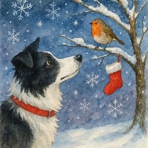 Single luxury border collie - luxury,